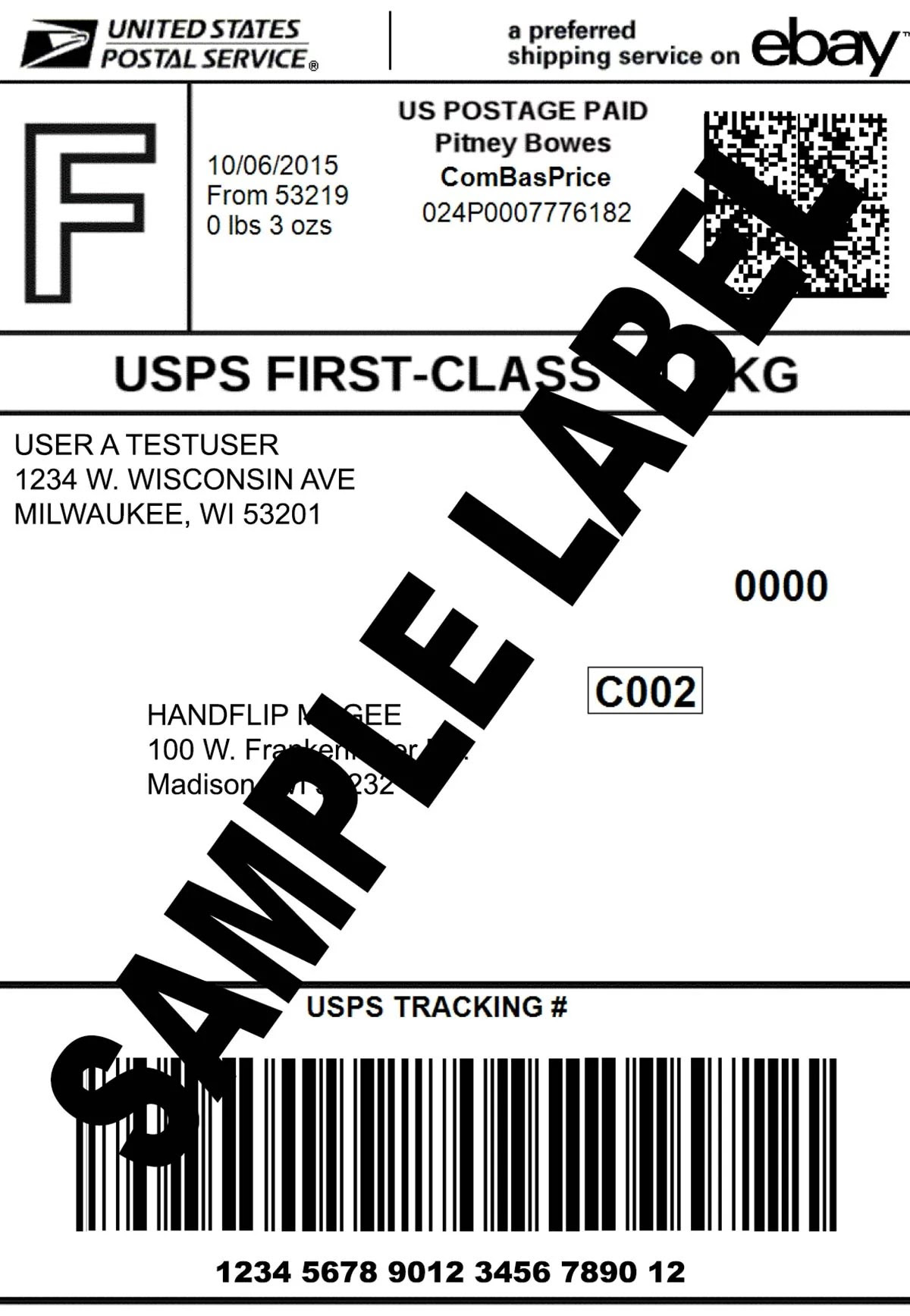 4x6 Shipping Label Template