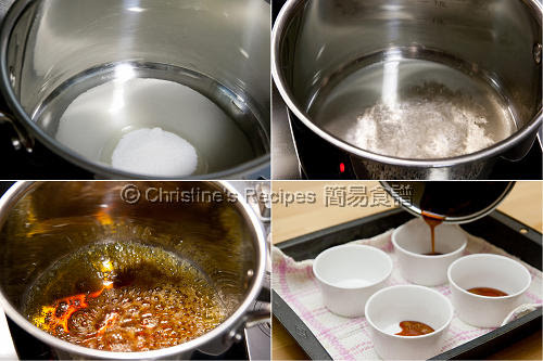 焦糖布甸製作圖 Preparing Caramel 焦糖布甸製作圖 Preparing Caramel