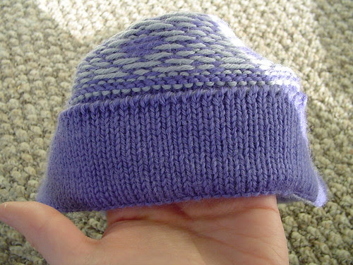 faux brim hat hem, from the inside