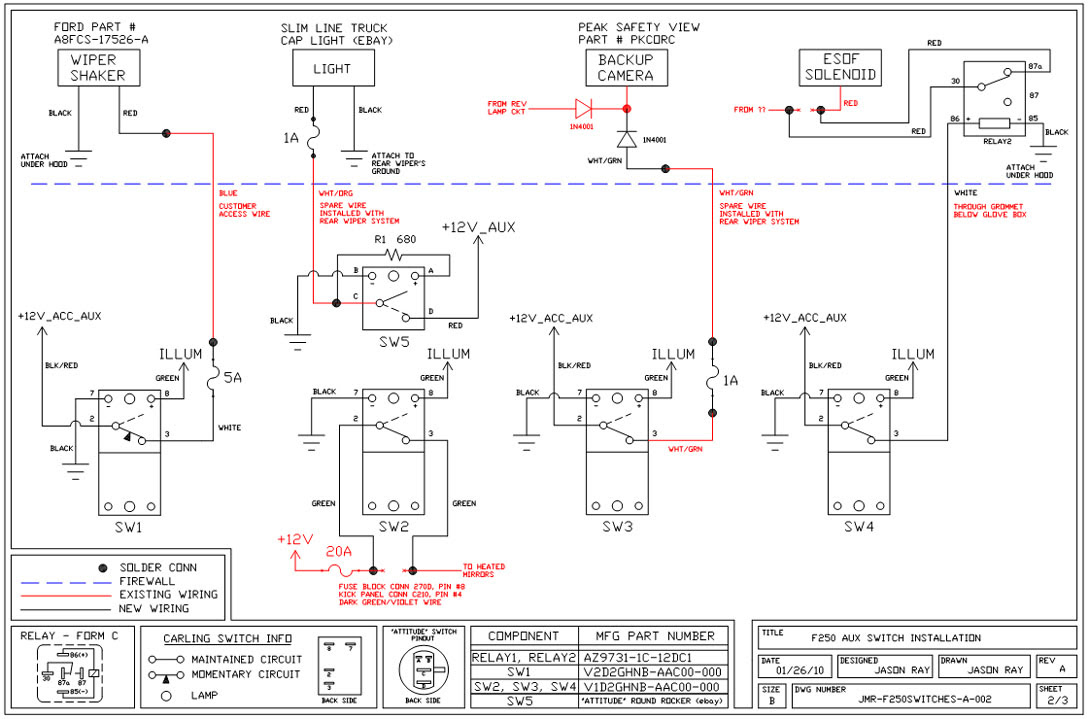 Super Duty Upfitter Switch Wiring Diagram - Complete Wiring Schemas
