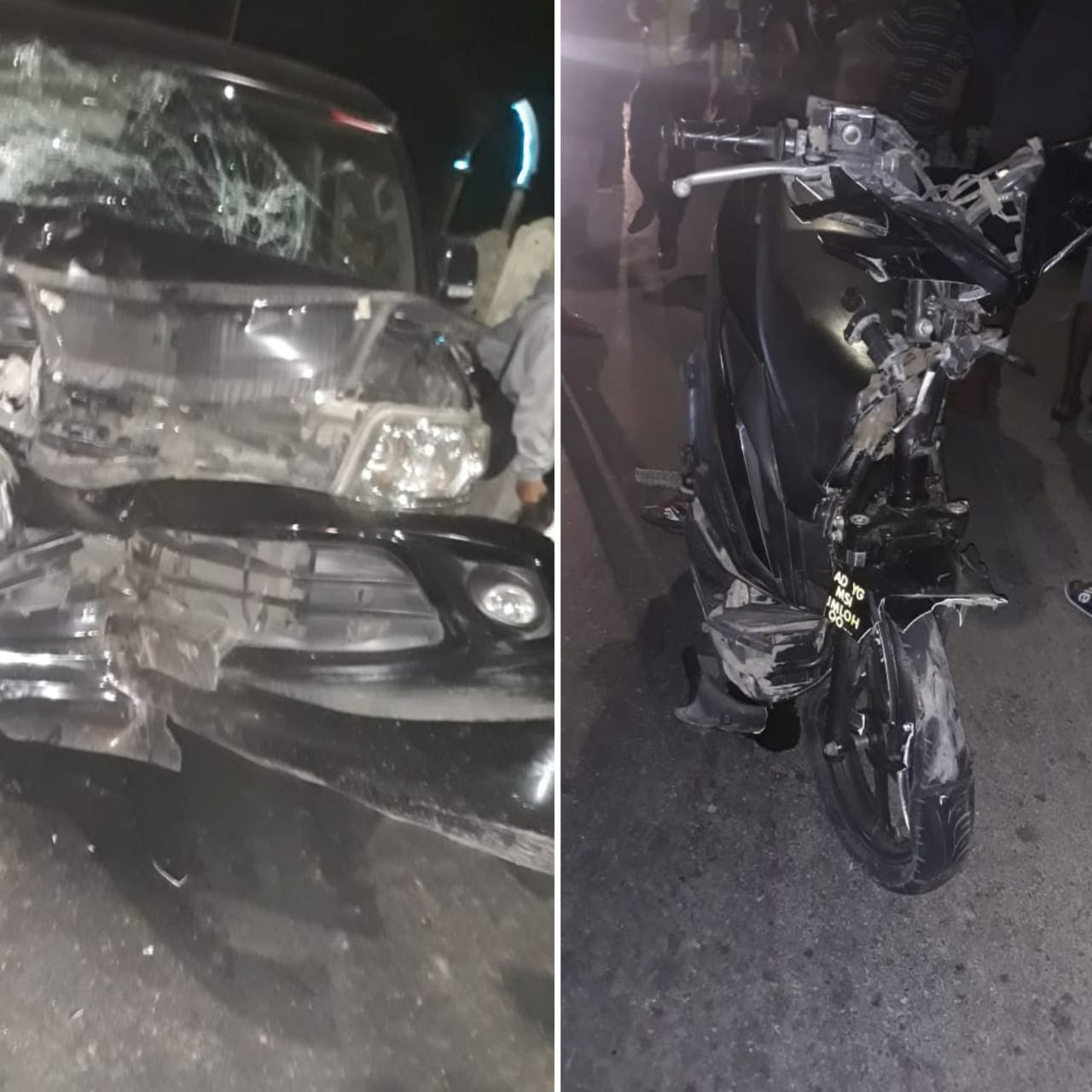 Lakalantas Depan Benteng Kupang Pemotor Patah Kaki Tangan Lakalantas Depan Benteng Kupang Pemotor Patah Kaki Tangan