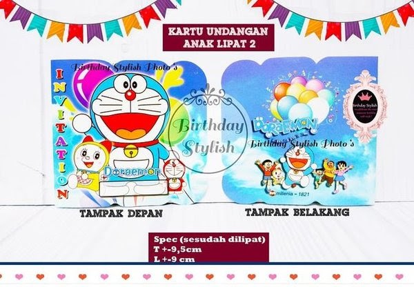 Undangan Ultah Anak2 Doraemon Kosong : Cetak Undangan ...