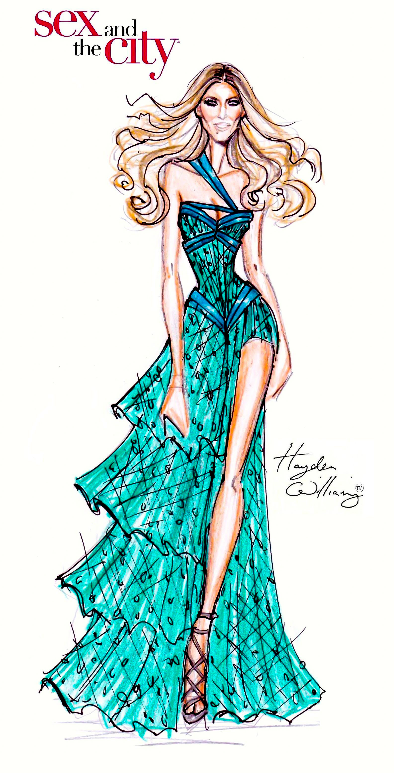 Hayden Williams Fashion Illustrations Sex And The City