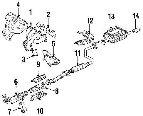 1997 Honda Civic Exhaust System Diagram - Atkinsjewelry