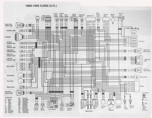 Yamaha Motorcycle Xj Wiring Diagram - Wiring Diagram Schemas