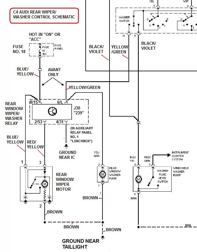 Audi A3 8v Rear Wiper Motor