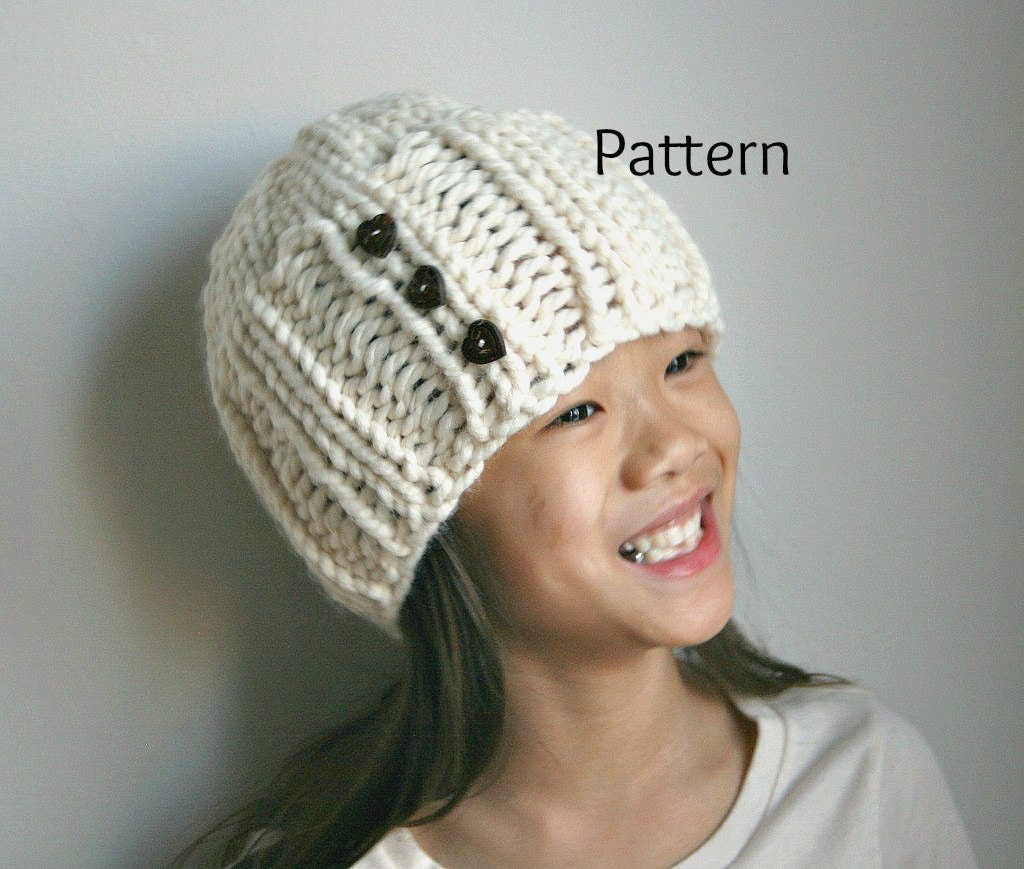 A Knitting Hat Pattern in Child and Adult Sizes PDF Pattern....Snow Tracks - grizzlie A Knitting Hat Pattern in Child and Adult Sizes PDF Pattern....Snow Tracks - grizzlie