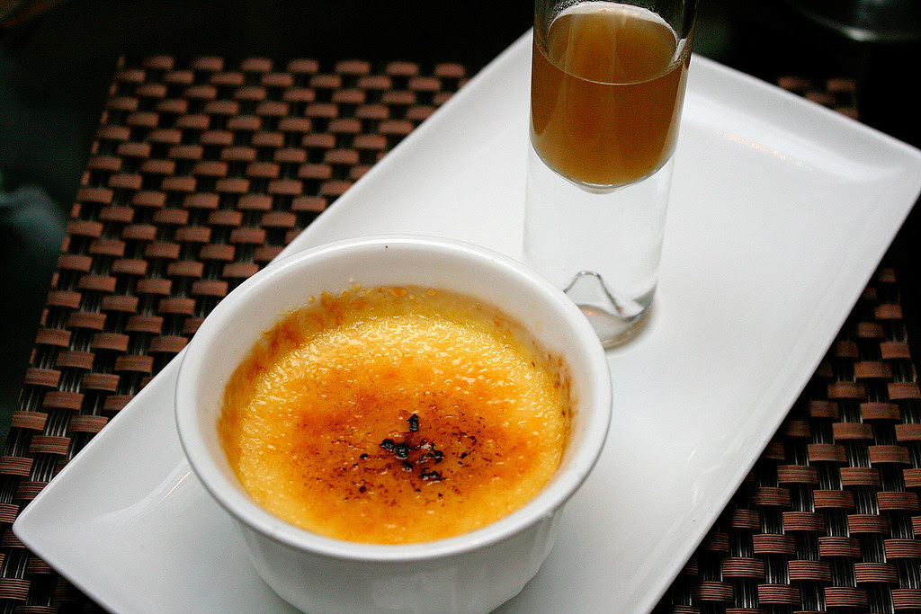 Creme Brulee with Licorice Reduction