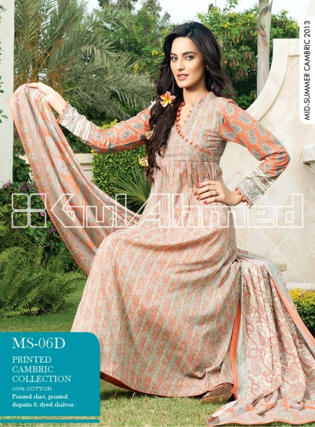 Mid-Summer-Cambric-Collection-2014-Gul-Ahmed-Printed-Embroidered-Fashionable-Dress-for-Girls-Women-23 Mid-Summer-Cambric-Collection-2013-Gul-Ahmed-Printed-Embroidered-Fashionable-Dress-for-Girls-Women-23