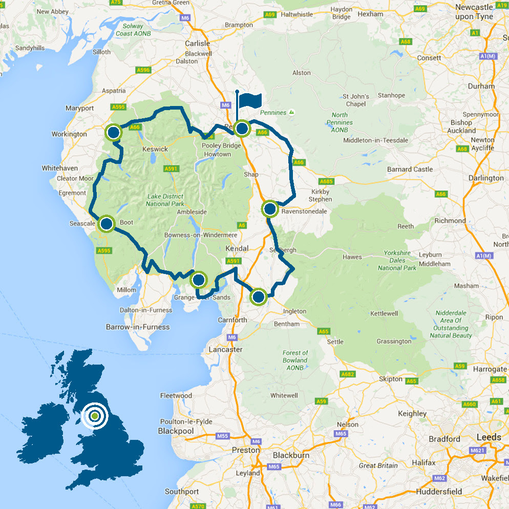 26 Lake District England Map - Maps Online For You