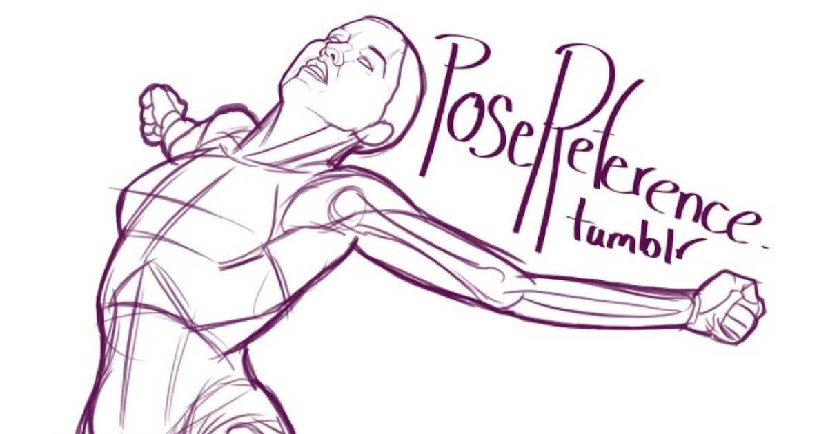 Falling Pose Reference Front View - Humo Wallpaper