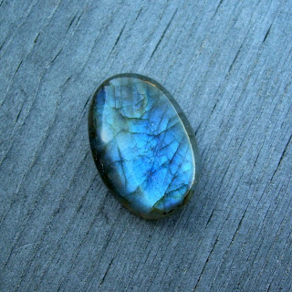 labradorite cab blue