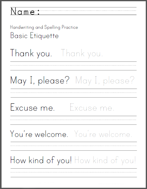 Free Printable Writing Kindergarten Worksheets : Printable Alphabet