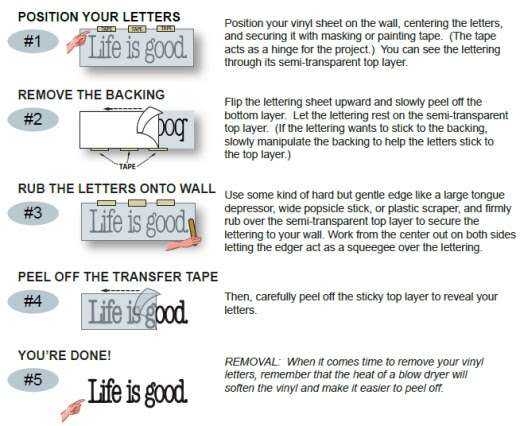 Application Instructions \u2013 LDS Vinyl Wall Lettering and Words \u2013 Temples, Prophet Quotes Application Instructions \u2013 LDS Vinyl Wall Lettering and Words \u2013 Temples, Prophet Quotes