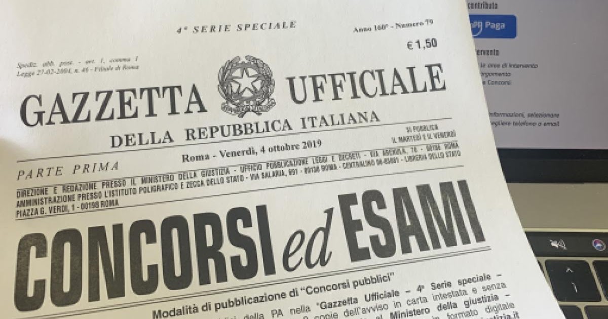 Gazzetta Ufficiale Concorsi 4 Serie Speciale batanderson