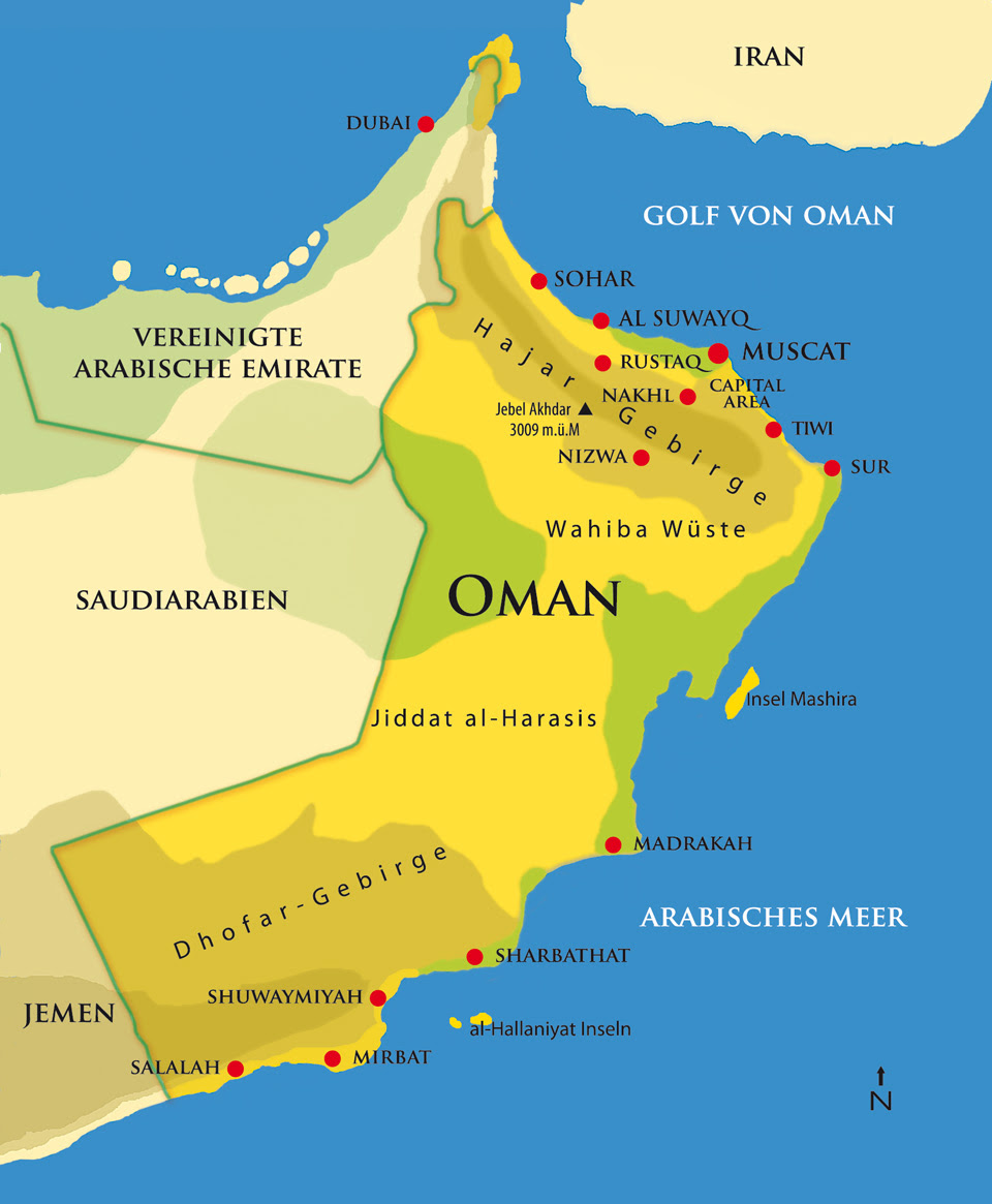 Oman Karte | Karte