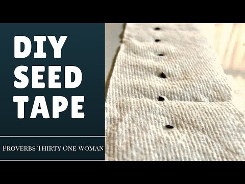DIY Seed Tape Video - How to Make Your Own Seed Tape