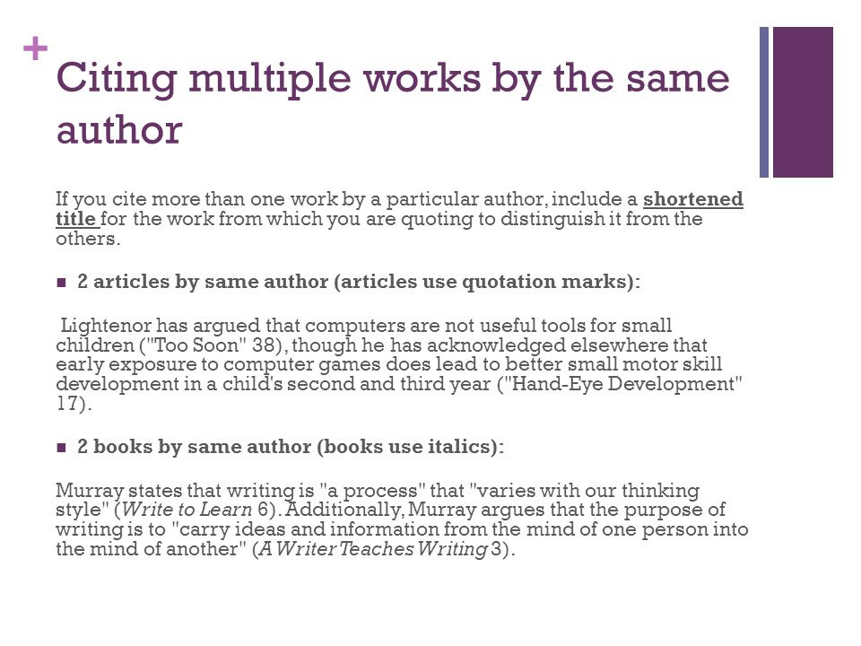 Cite Multiple Authors Apa