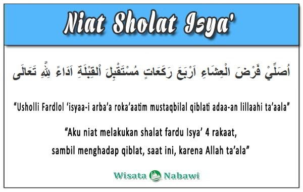 Doa Setelah Sholat Isya - Kumpulan Doa