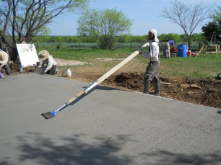 Spring Ranchfest 2012 Texturizing the Concrete