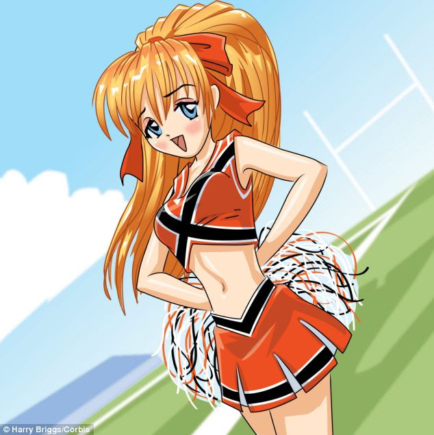 Inspiration: Many anime characters are drawn with enormous eyes and tiny waists