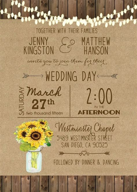 Unique wedding invitations! A great fit for any outdoor Unique wedding invitations! A great fit for any outdoor