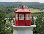 LED Solar Powered Light Beacon with USB Charger - online store product from WoodworkersWorkshop® Online Store - solar powered lighthouse beacons, marine lighting, solar powered remote usb chargers