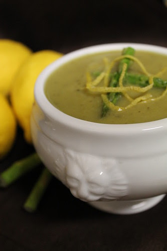 Roasted Asparagus & Potato Soup