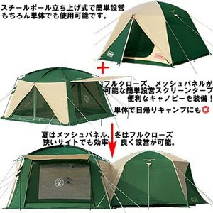 尾瀬 奥会津 檜枝岐村七入オートキャンプ場 常設テント