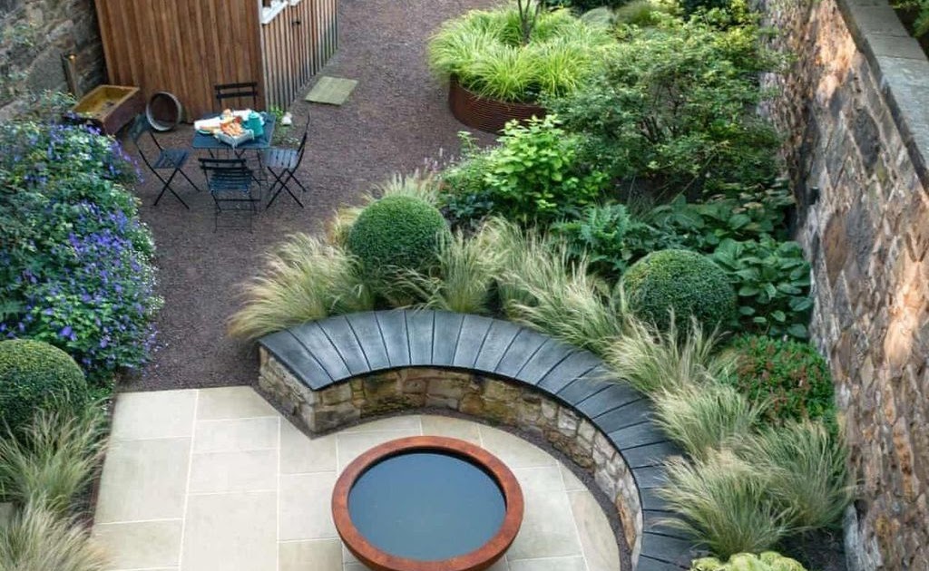 Langer Schmaler Garten Garten Design Idee Fotos