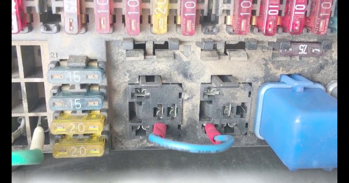 97 Isuzu Rodeo Fuse Box Diagram - intercambiosrecibidosyregalitos