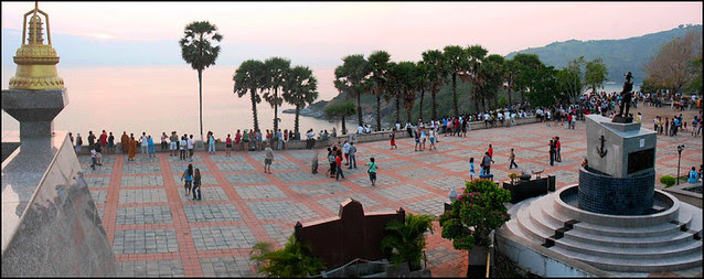 View from the lighthouse at Cape Phromthep