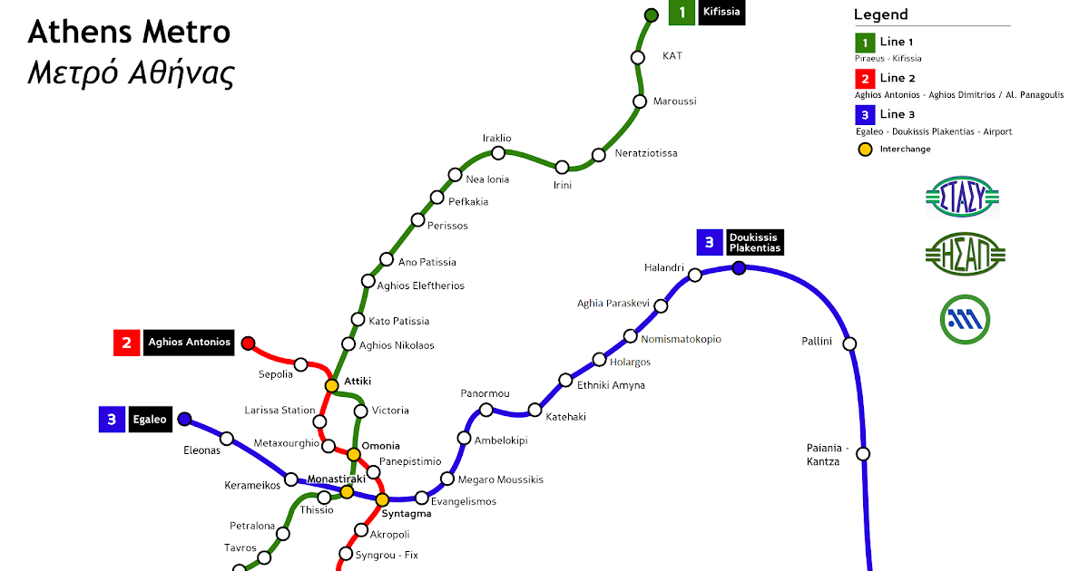 Griechenland erleben: Athener Metrolinien