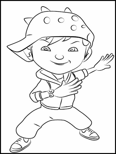 Coloring Page Boboiboy Galaxy Colouring – Coloring Pages