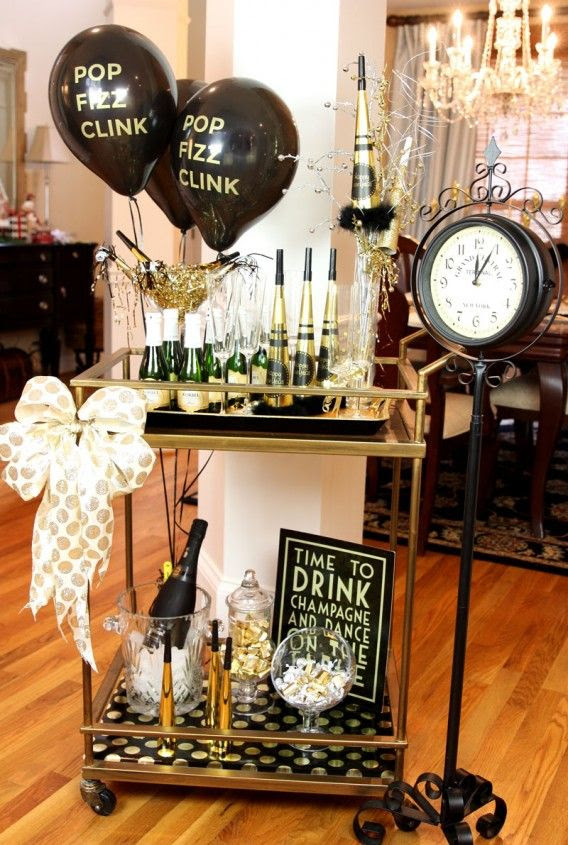 New Year’s Eve Bar Cart Party! » Apartment Living Blog » ForRent.com : Apartment Living