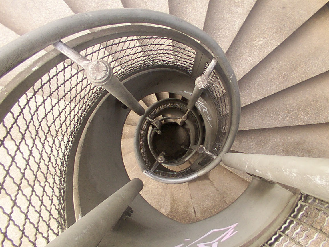 Spiral staircase in Cologne Germany Spiral staircase in Cologne Germany