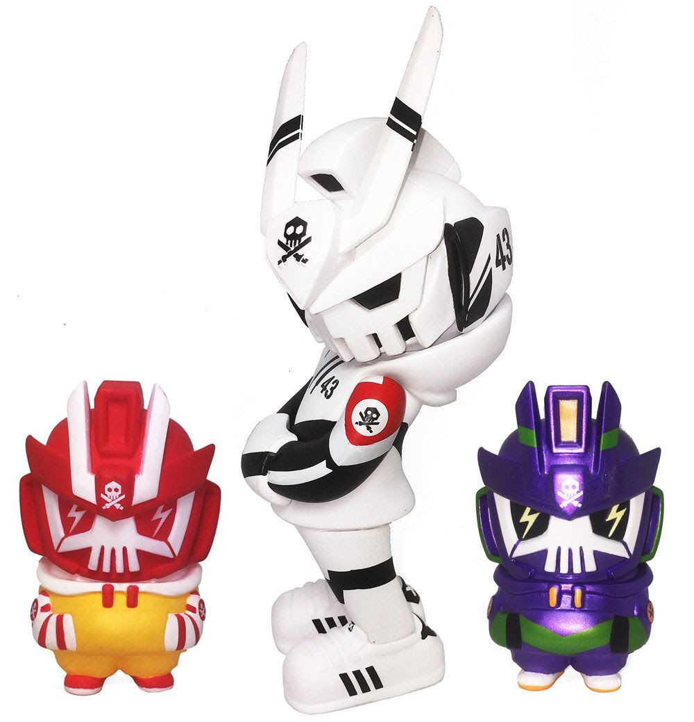 McNano Teq Martian Toys exclusive colorway the Eva Nano Teq Fortress White Teq63 Martian Toys Quiccs NYCC 2018