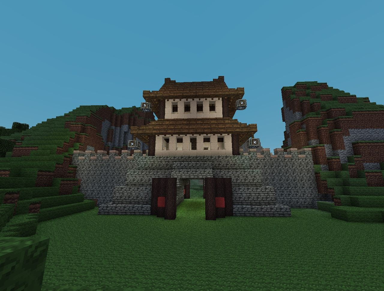 minecraft japanese house schematic