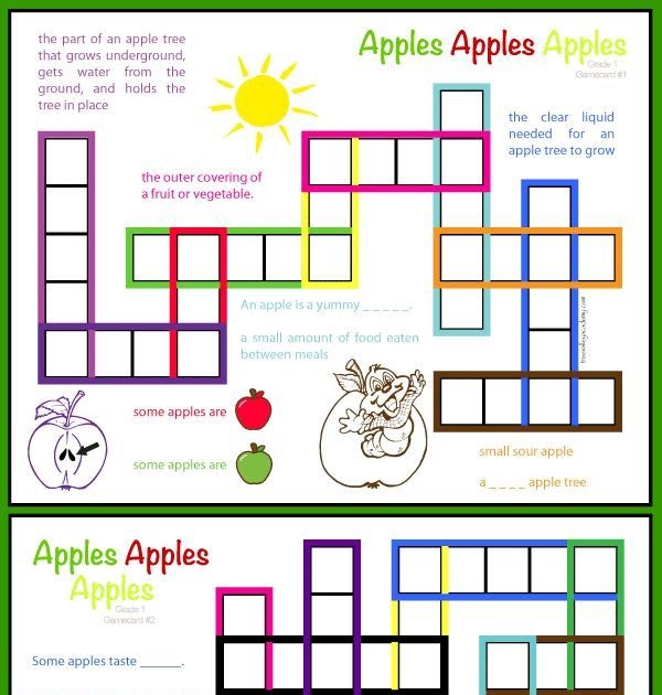 Free Printable Crossword Puzzles For Grade 1 | Crossword Printable