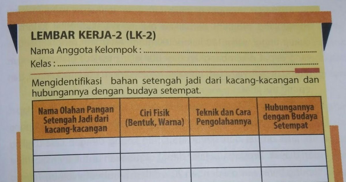 Jawaban Prakarya Kelas 8 Semester 2 Halaman 109 Jawaban Tugas