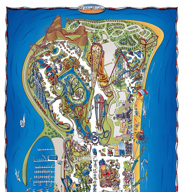 Cedar Point Park Map United States Map States Distric vrogue.co