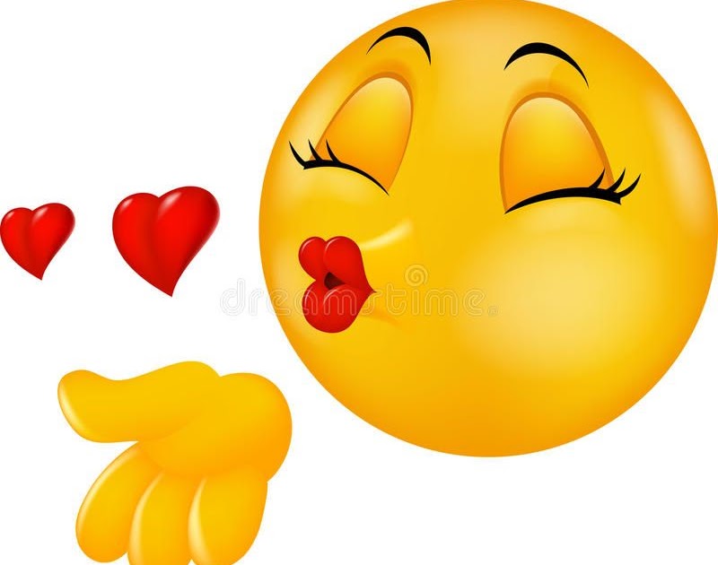 Beijo Emoji Apaixonado Png - Draw-metro