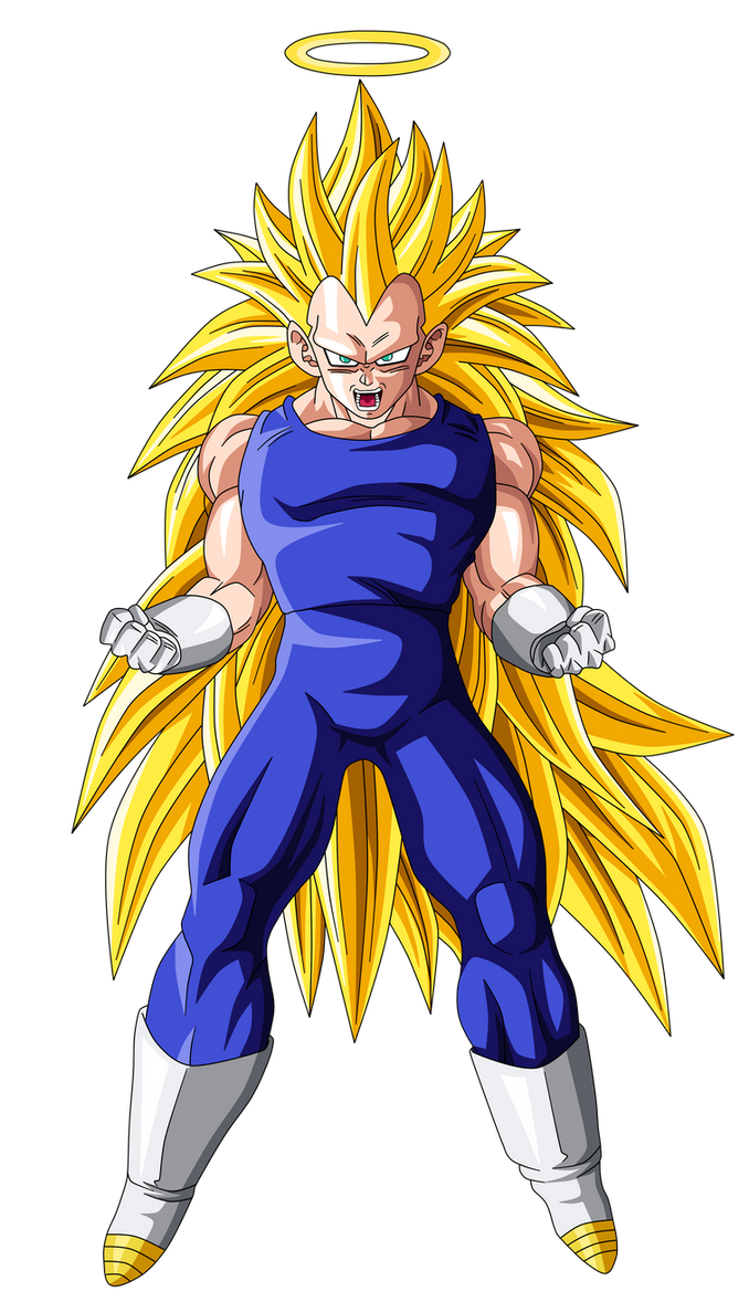 dragon ball z super saiyan 3 vegeta