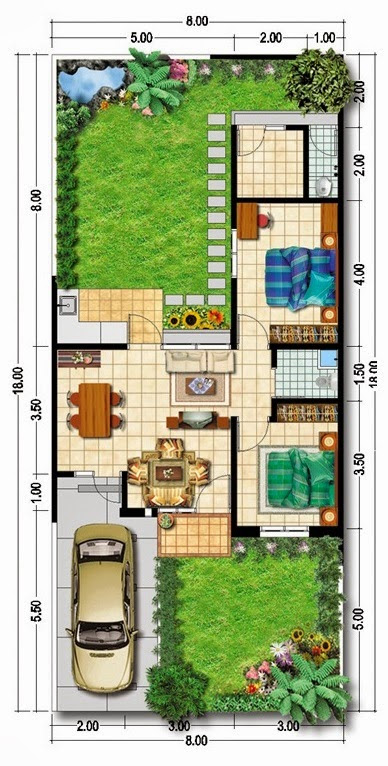 50 Sketsa Denah Rumah Minimalis Type 60 RUMAH IMPIAN 50 Sketsa Denah Rumah Minimalis Type 60 RUMAH IMPIAN