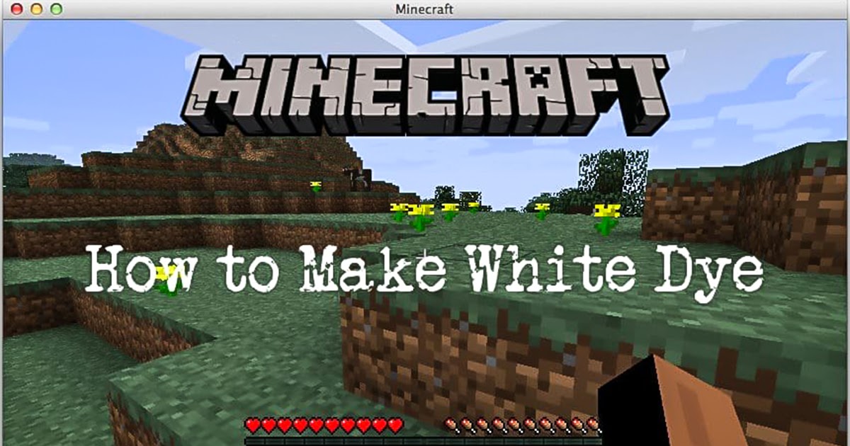 How To Make White Concrete In Minecraft 1.16 : Minecraft Concrete The