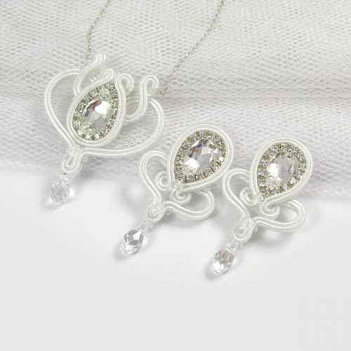 Biżuteria ślubna soutache Biżuteria ślubna soutache