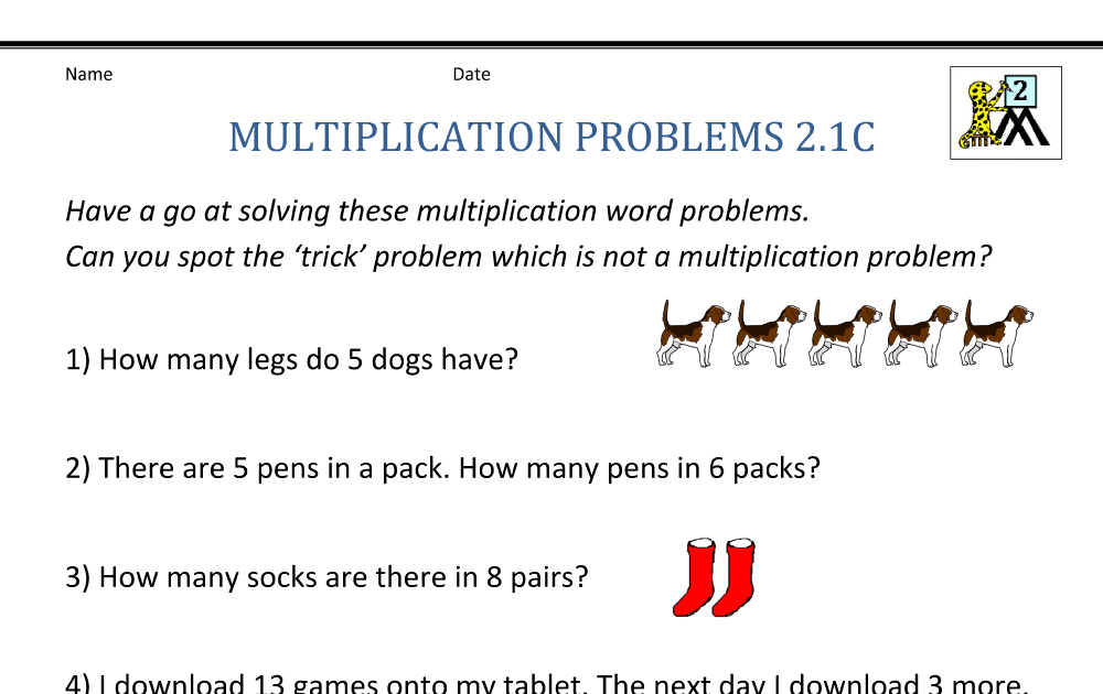 multiplication and division in word problems lesson 6