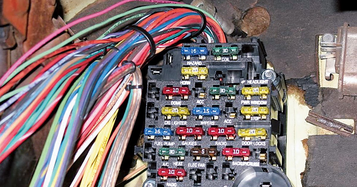 1969 Chevy C10 Truck Fuse Box - Wiring Diagram Schemas