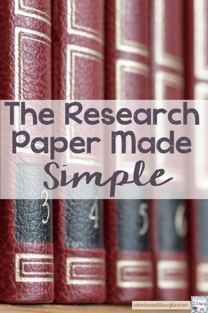Even our youngest students can write simple research paper by using a fun and easy mentor text. The Important Book helps students write a simple research paper after doing some quick research.