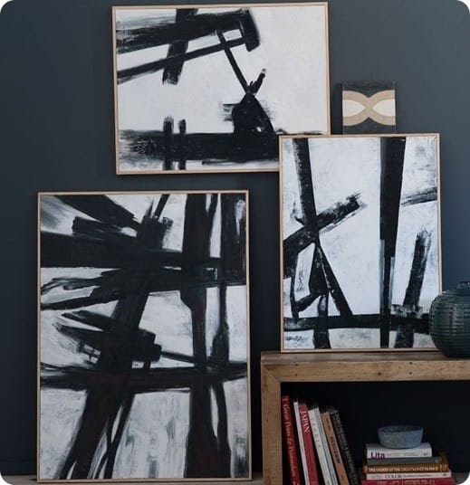 Black And White Wall Art : wall26 - 3 Piece Canvas Wall Art - Dead Tree